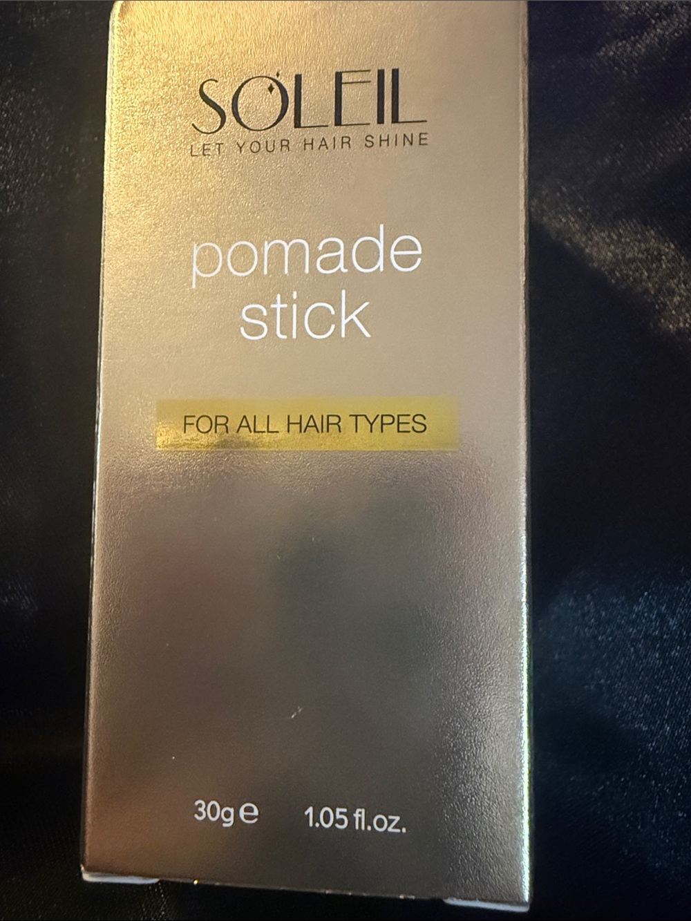 Soleil Pomade Stick for all hair types-Hair styling pomade stick